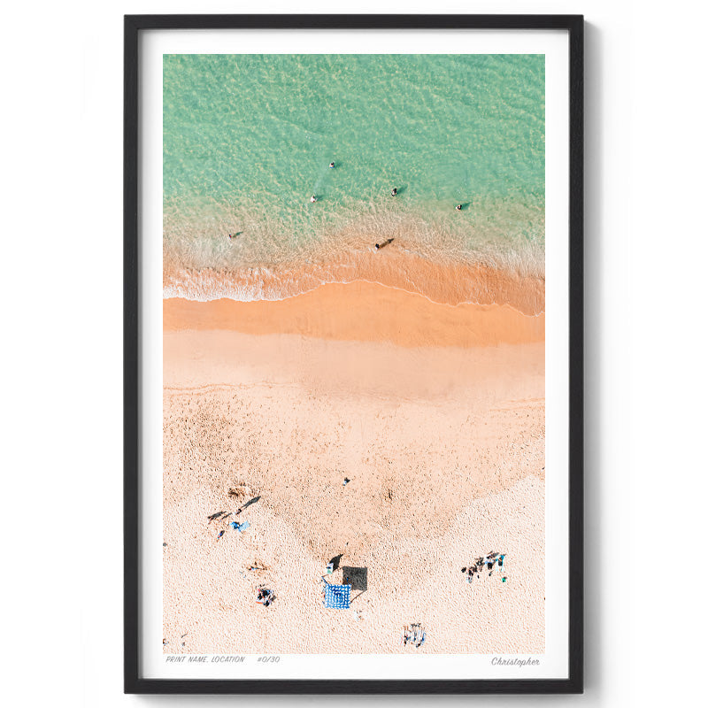 More Days – Aerial Coastal Print of Terrigal Beach, NSW