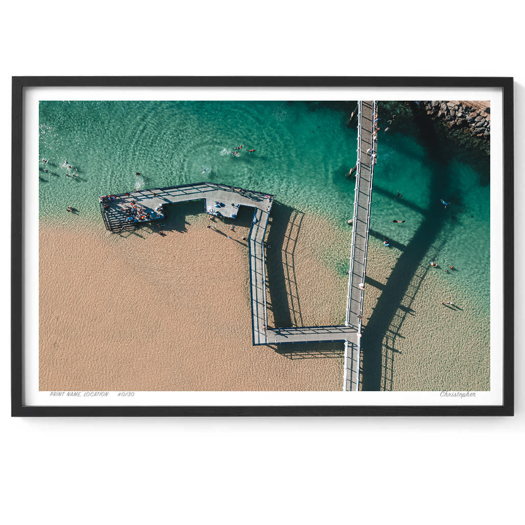 Change - Aerial Ocean Print of South West Rocks, NSW