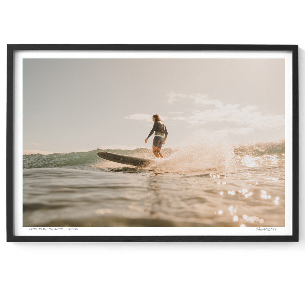 Passing By – Coastal Print of Blue Bay, NSW