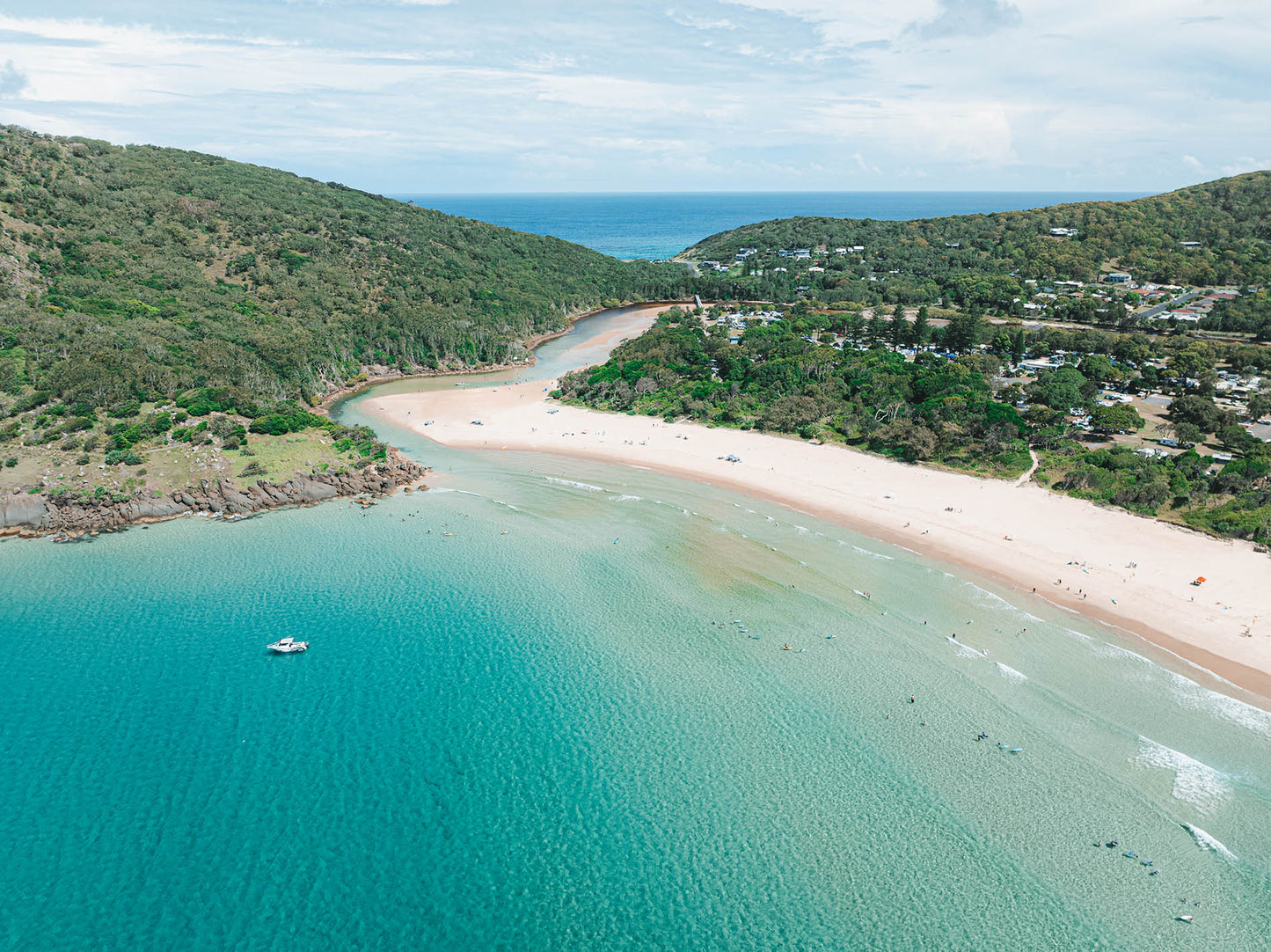 Hat Head - Aerial Coastal Print of Hat Head, NSW