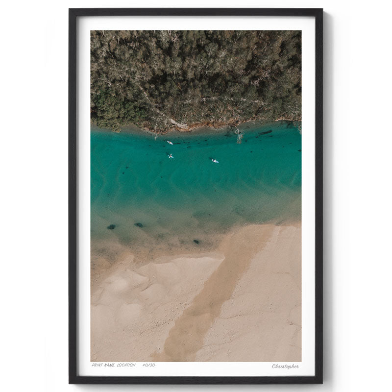 Corindi River Print - Red Rock, NSW