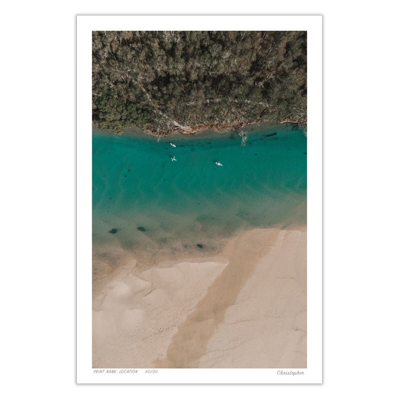 Corindi River Print - Red Rock, NSW