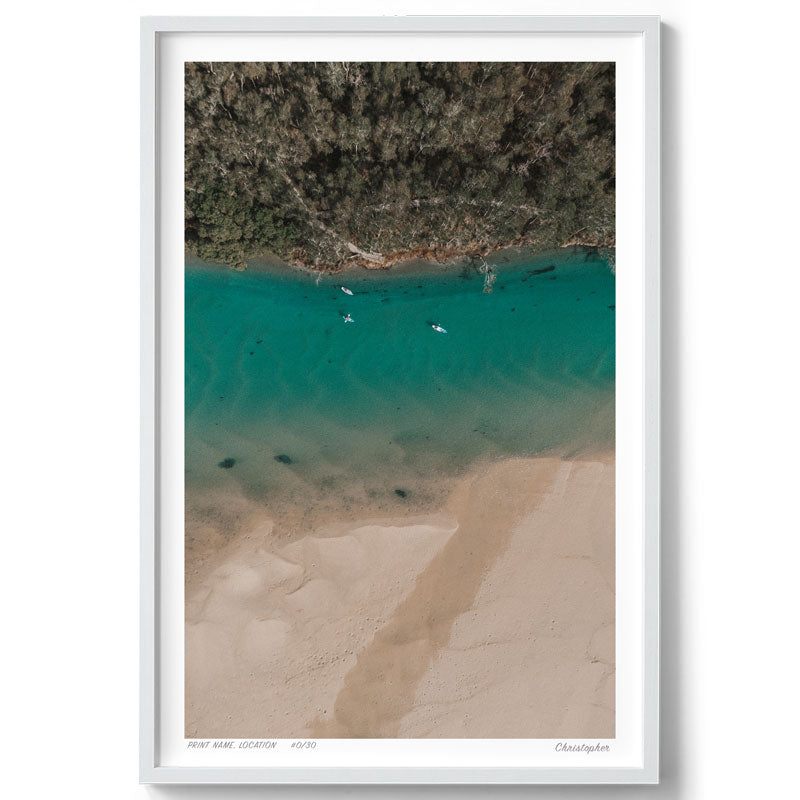 Corindi River Print - Red Rock, NSW