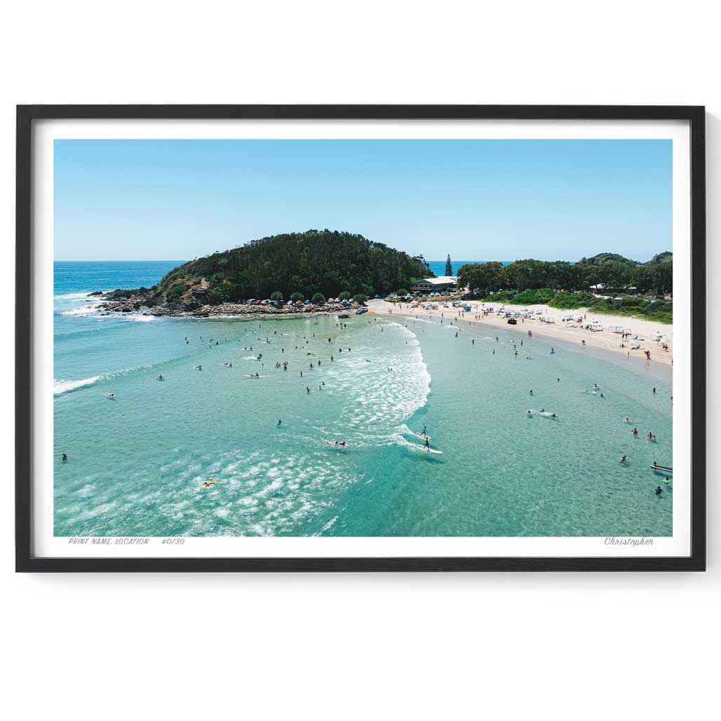Scotts Head Aerial – Summer Surf