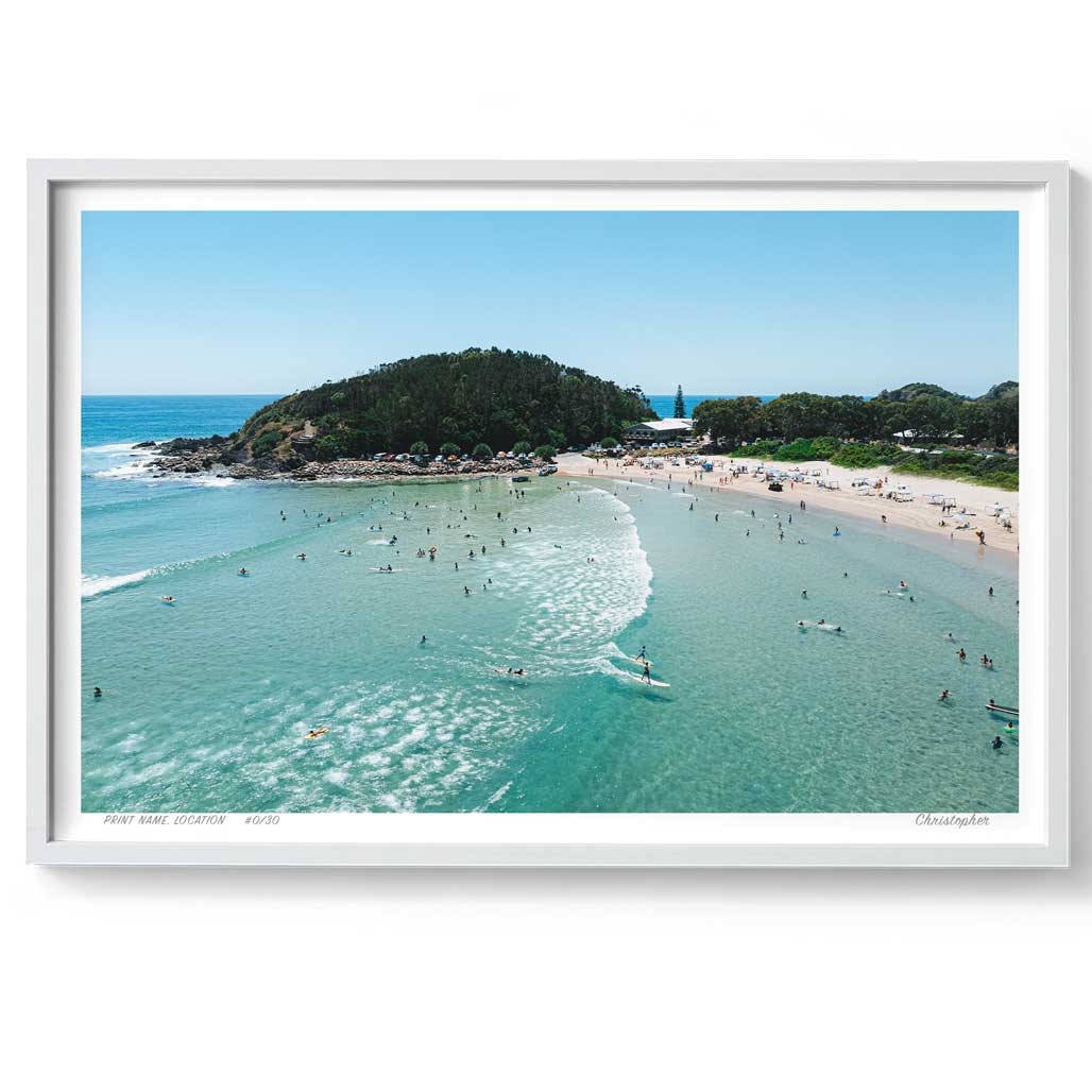 Scotts Head Aerial – Summer Surf