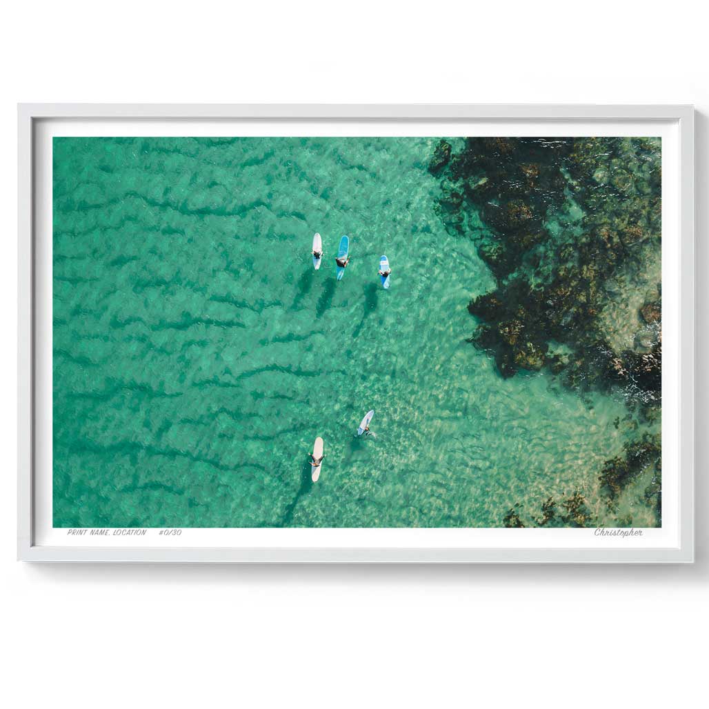 Scotts Head Surf Perspective Print