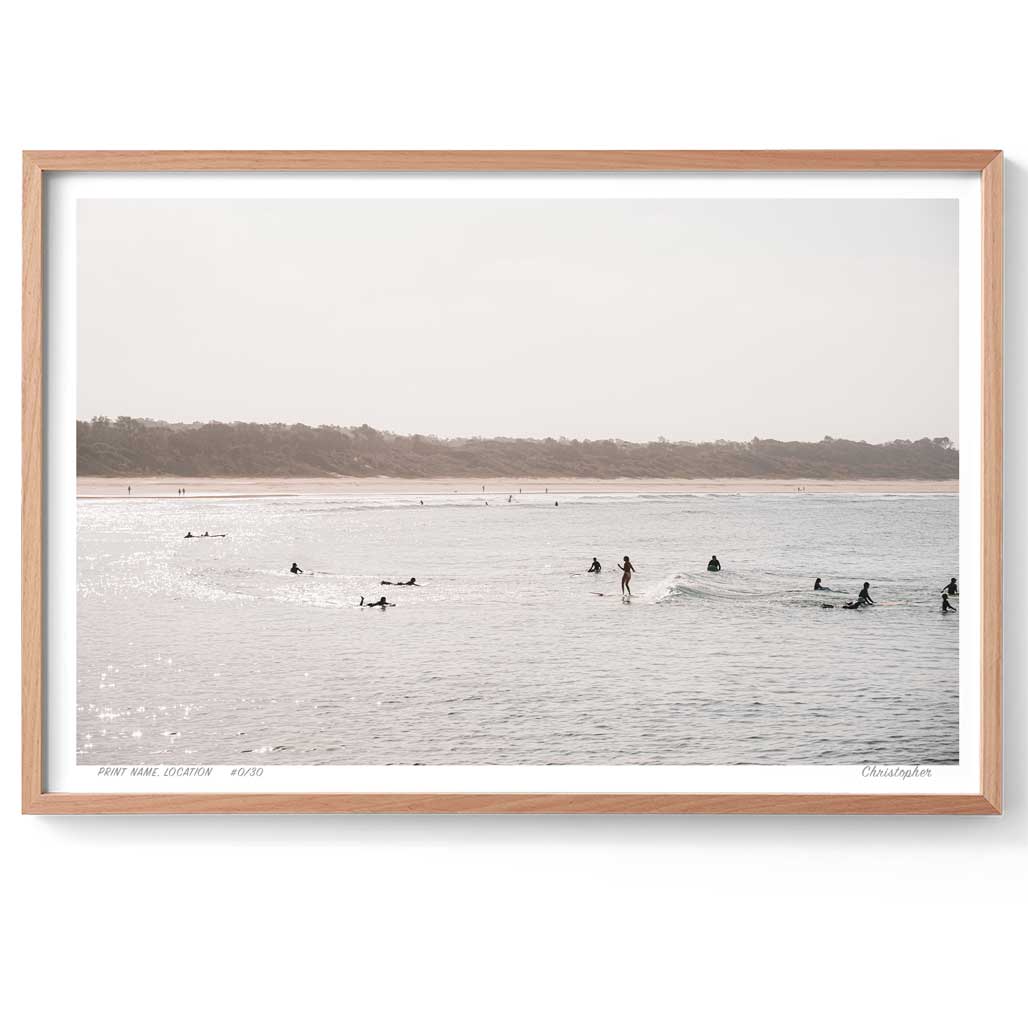 Scotts Head Sunset Surf Print