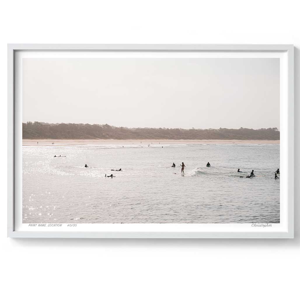 Scotts Head Sunset Surf Print