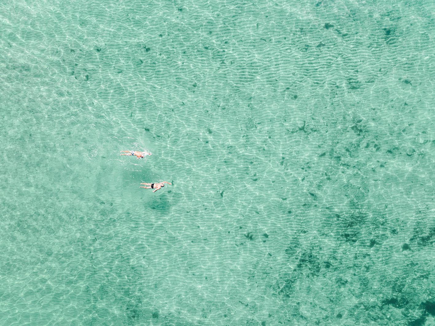 Twin Lanes – Aerial Coastal Print of Toowoon Bay Beach, NSW