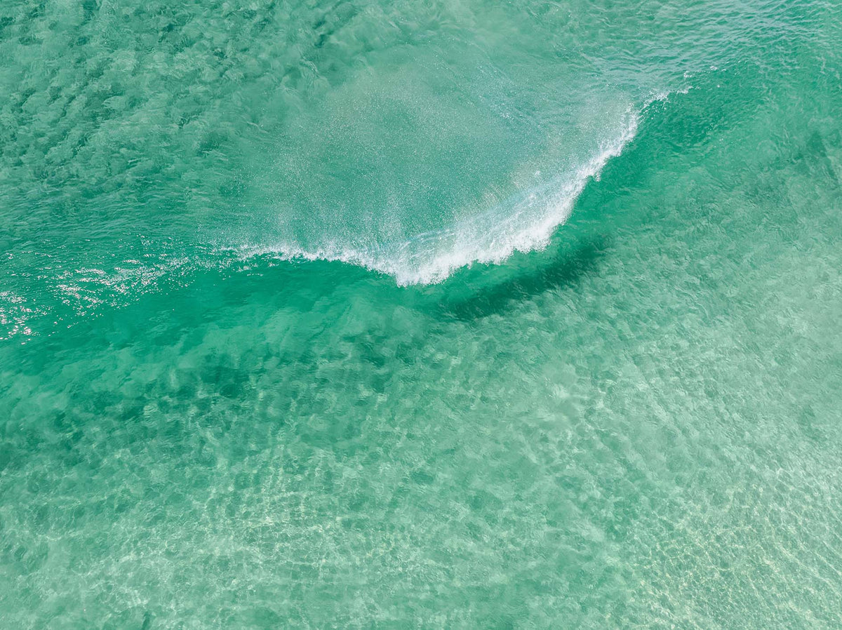 A-Frame – Aerial Coastal Print of Shelly Beach, NSW Print - From Above Images
