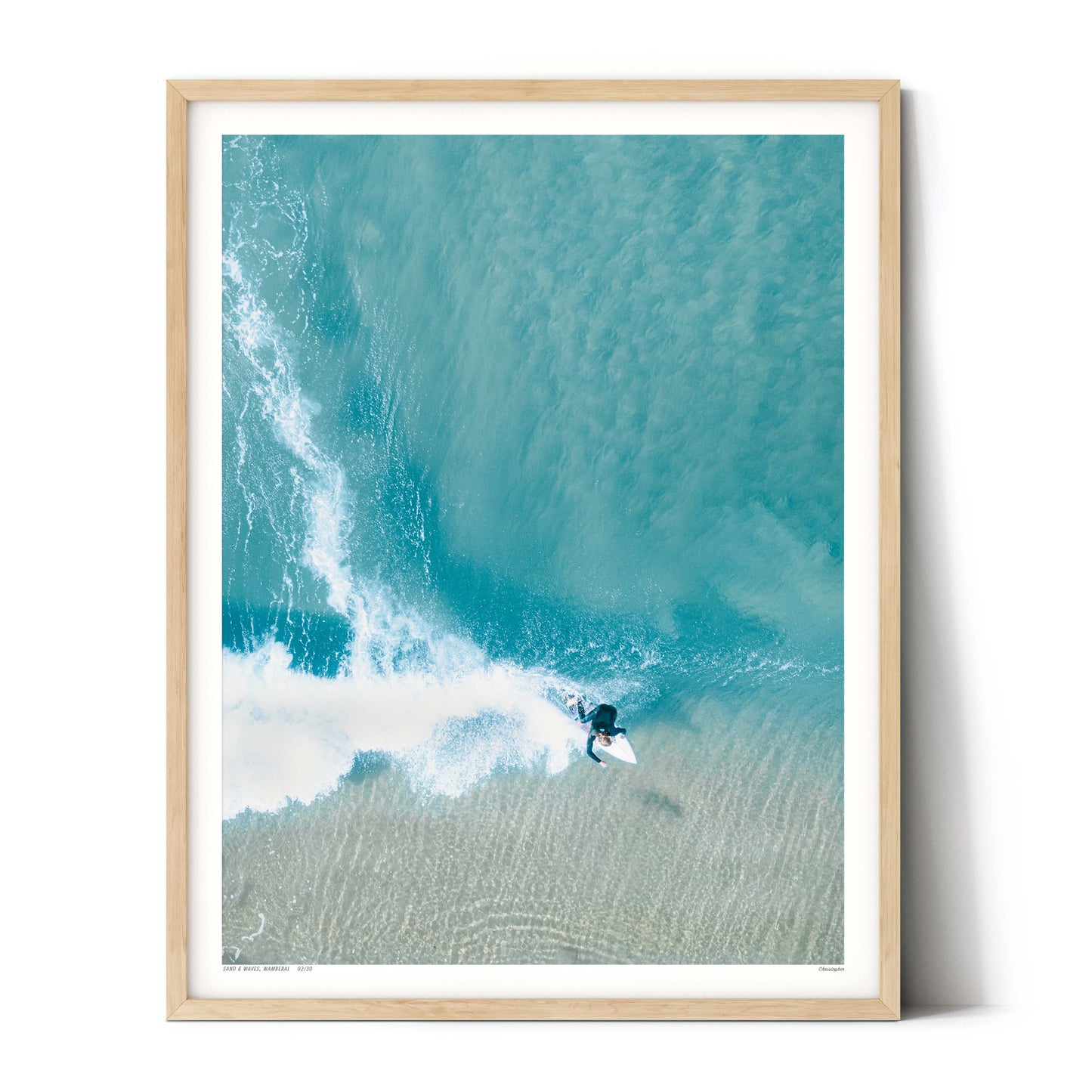 That's Rich – Aerial Print of Avoca Beach, NSW