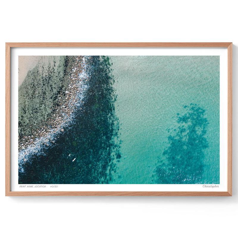 Vast – Aerial Print of Avoca Beach, NSW