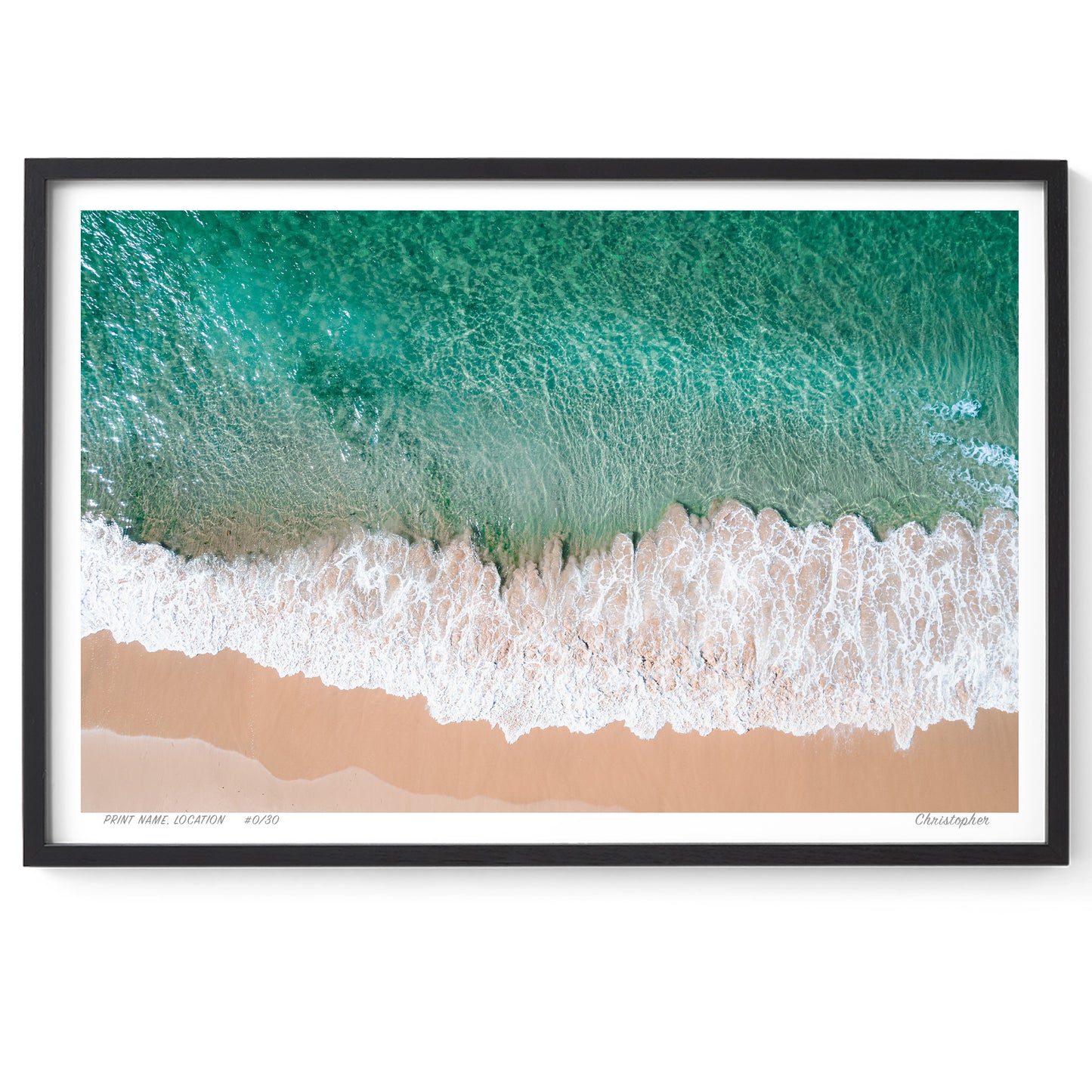 Volume – Aerial Print of Bateau Bay, NSW