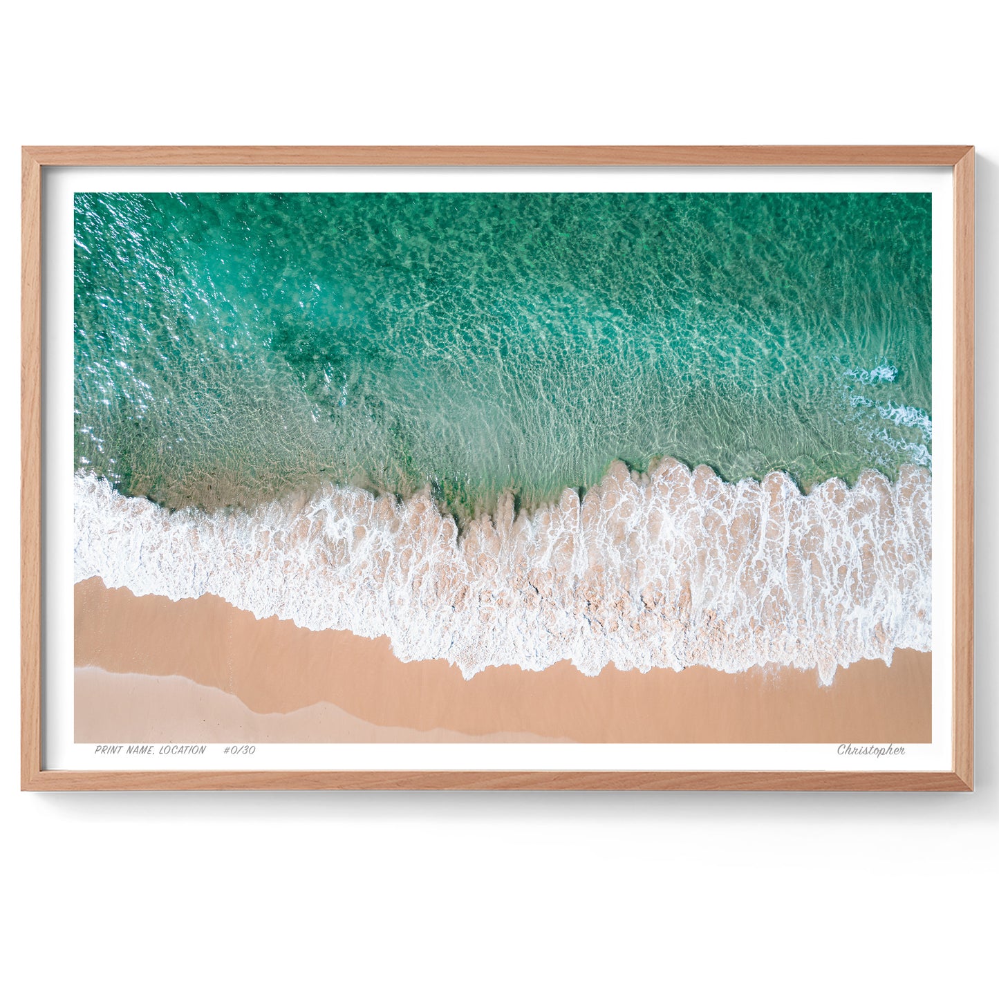 Volume – Aerial Print of Bateau Bay, NSW