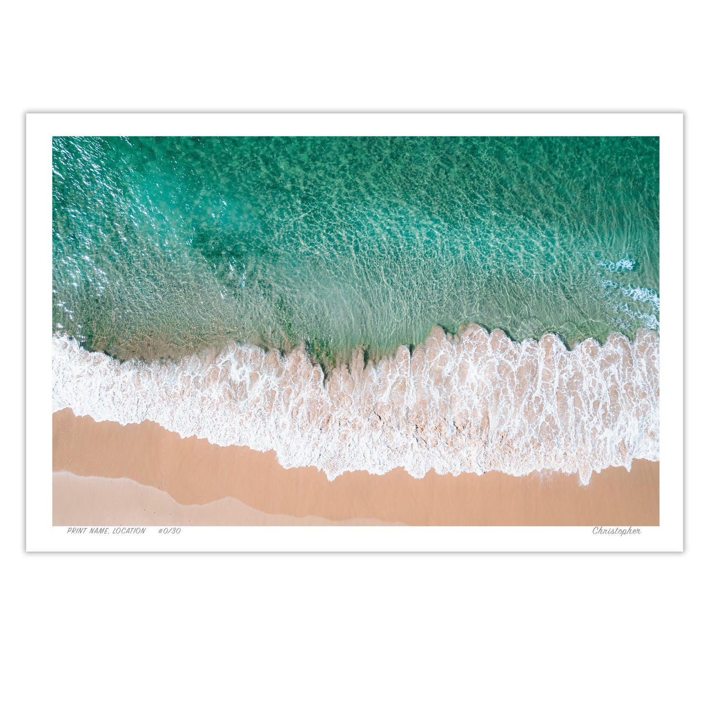 Volume – Aerial Print of Bateau Bay, NSW