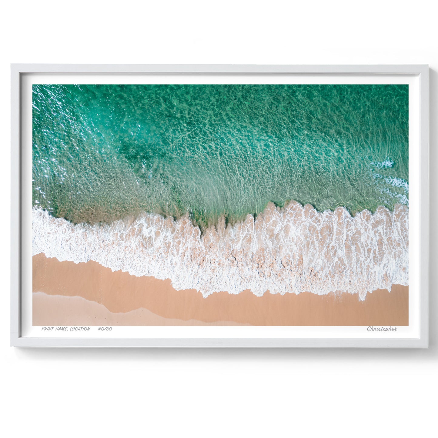 Volume – Aerial Print of Bateau Bay, NSW