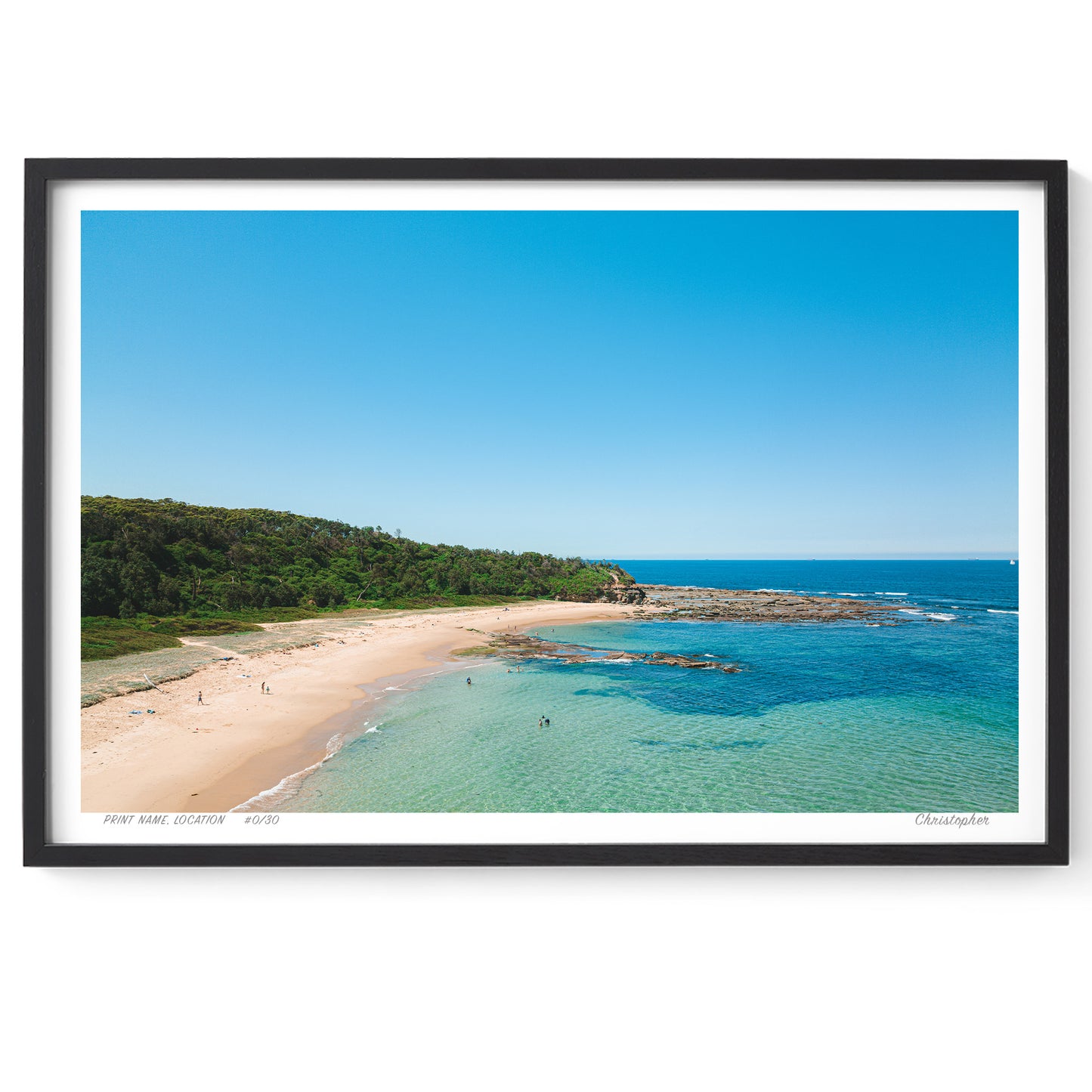 La Bay – Aerial Print of Bateau Bay, NSW
