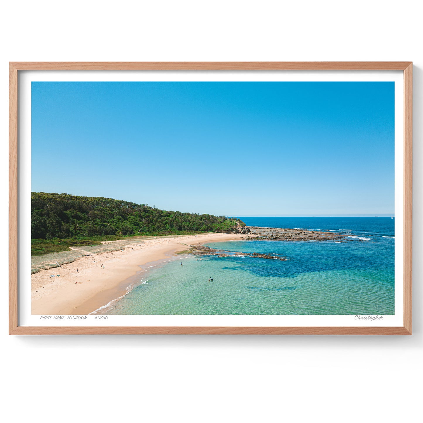 La Bay – Aerial Print of Bateau Bay, NSW