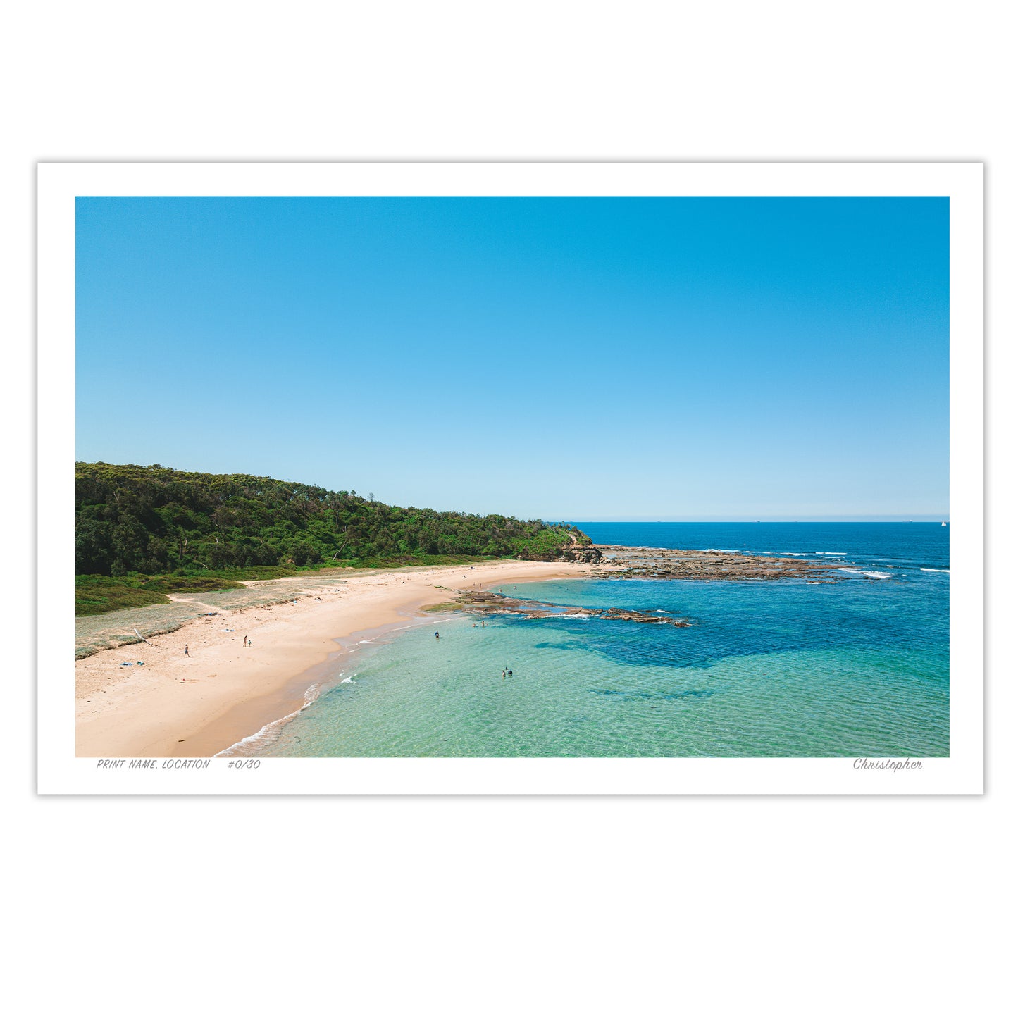 La Bay – Aerial Print of Bateau Bay, NSW