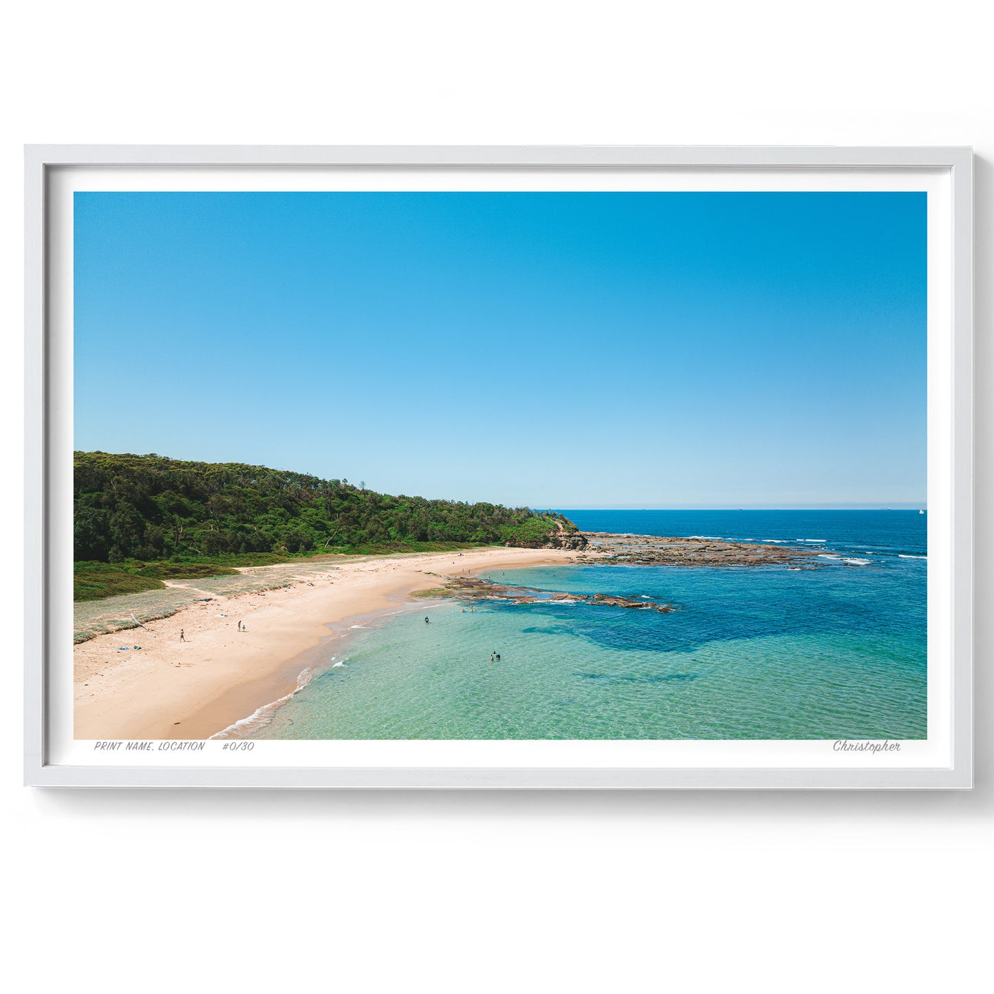 La Bay – Aerial Print of Bateau Bay, NSW