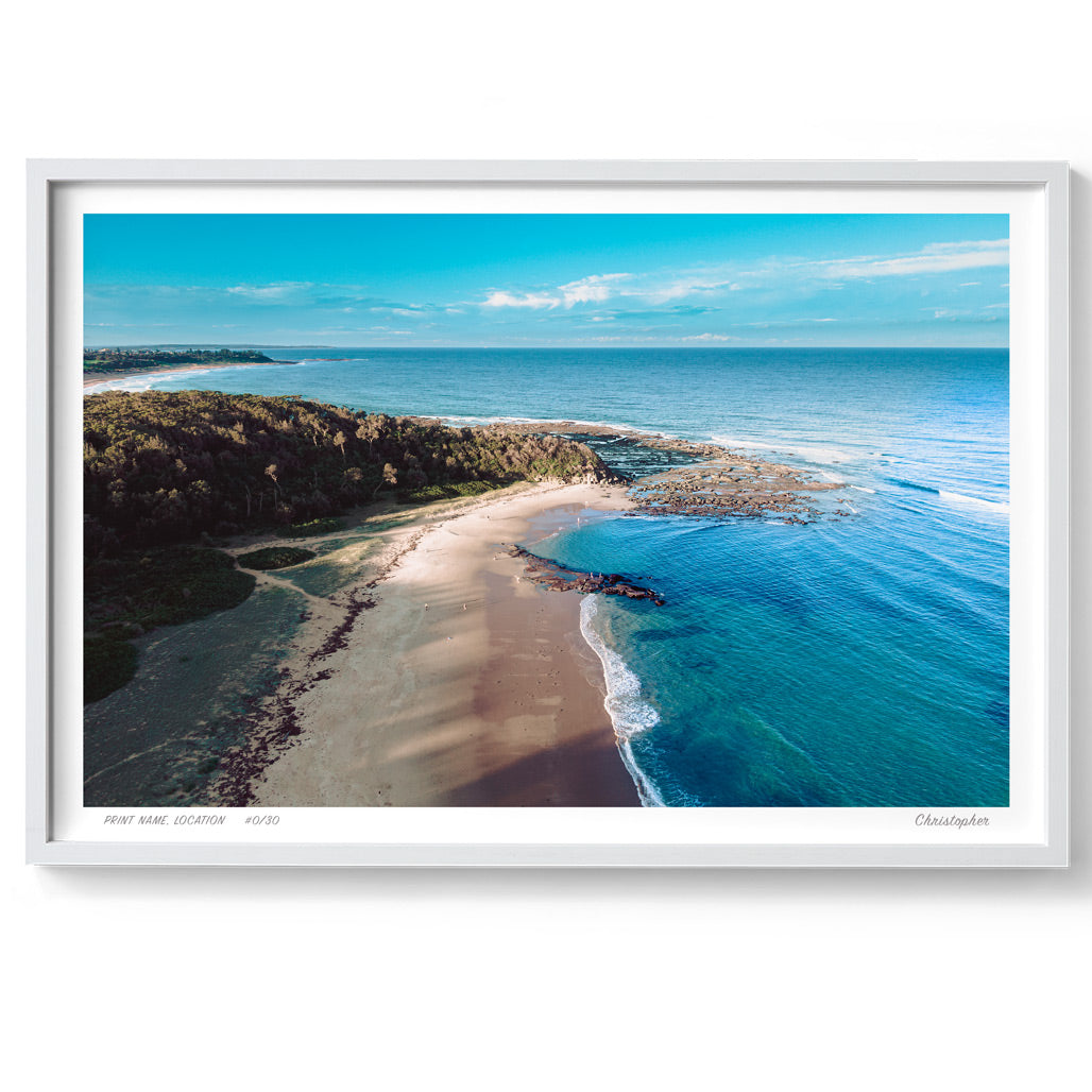The Proposal – Aerial Print of Bateau Bay, NSW
