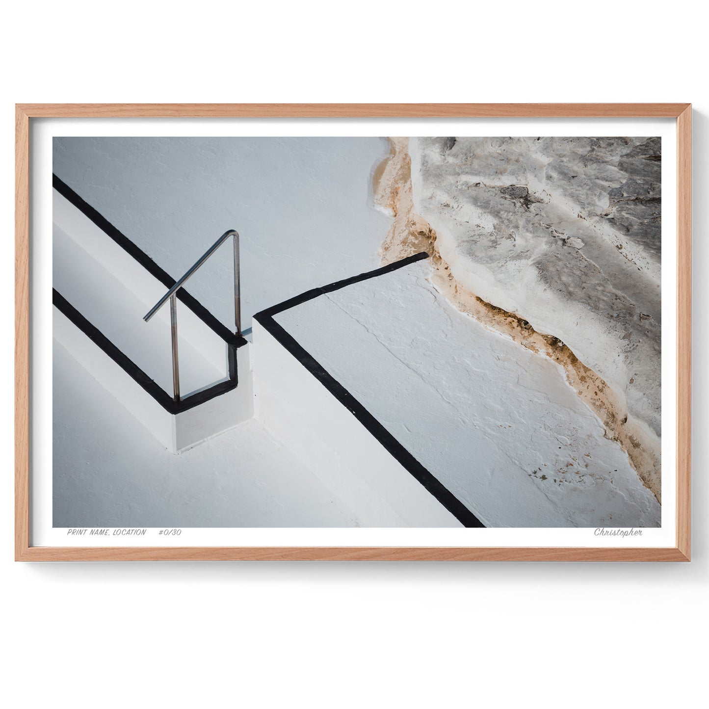 Naturally Made - Architectural Coastal Print of Bondi, Sydney