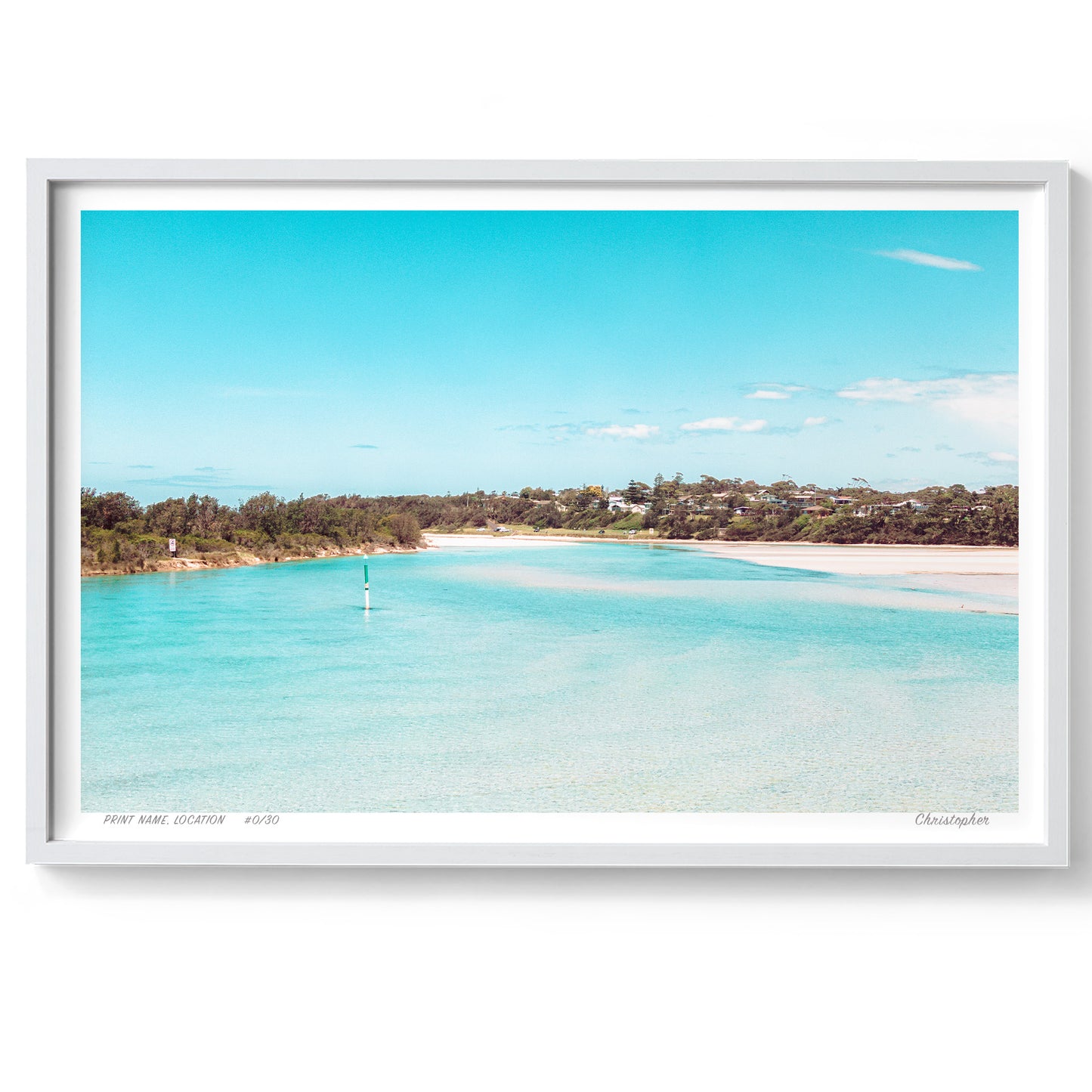 Crystal Clear - Scenic Beach Print of Broulee, South Coast, NSW