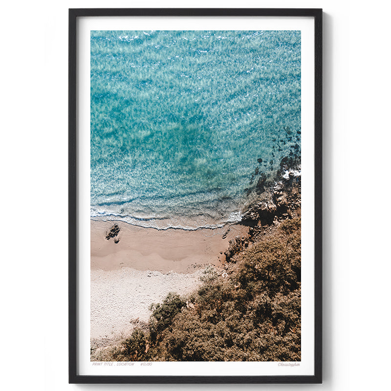 Tranquil – Aerial Print of Byron Bay Beach, NSW