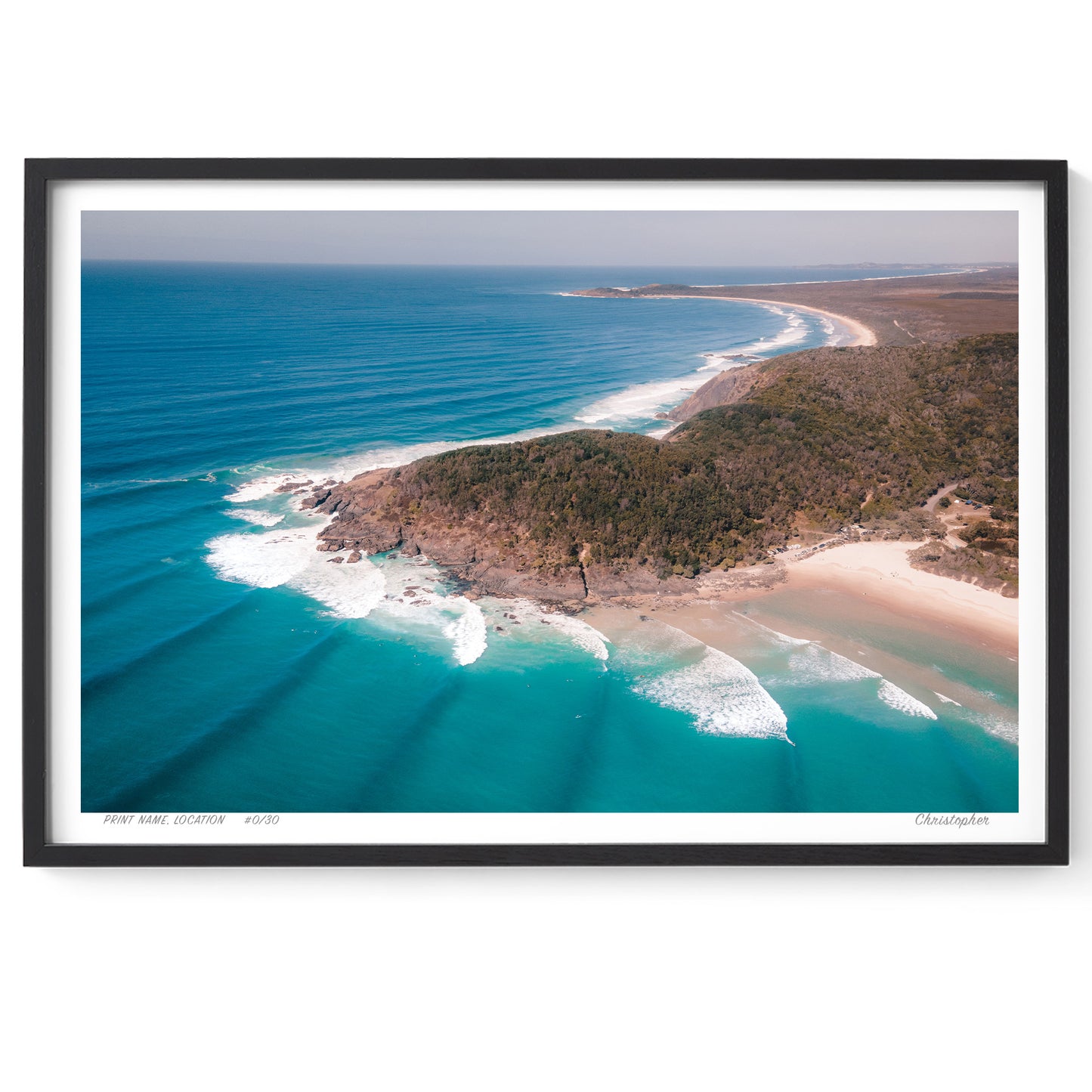 Big Hill – Aerial Print of Crescent Head, NSW