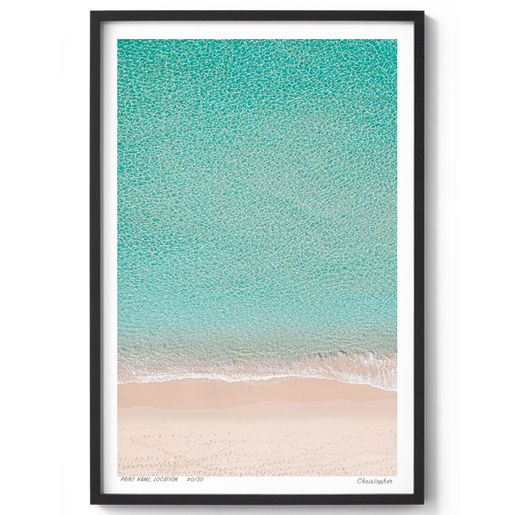 Clear – Coastal Print of Forresters Beach, NSW