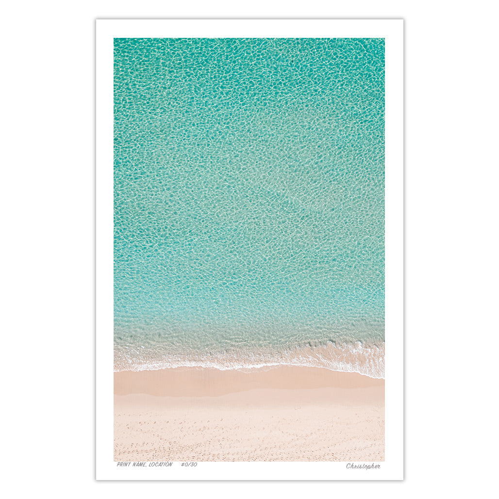 Clear – Coastal Print of Forresters Beach, NSW