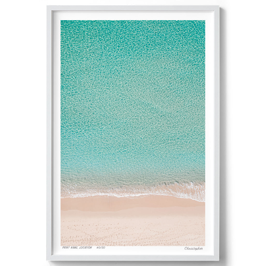 Clear – Coastal Print of Forresters Beach, NSW