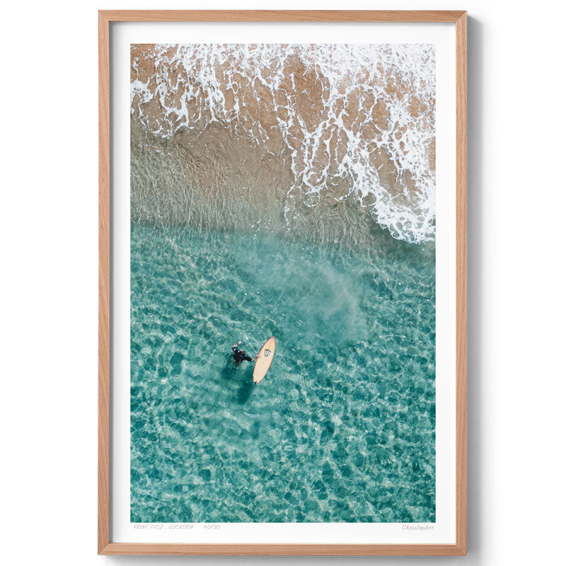 Heritage – Aerial Print of Forresters Beach, NSW