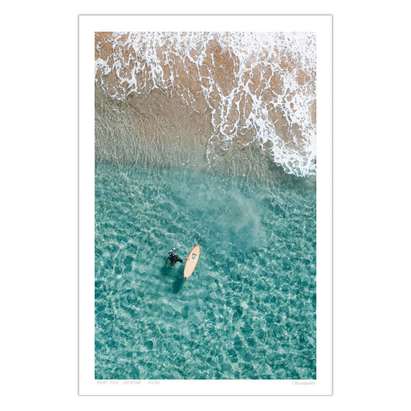 Heritage – Aerial Print of Forresters Beach, NSW