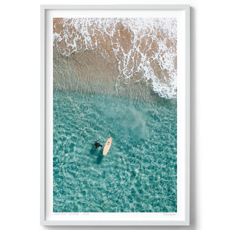 Heritage – Aerial Print of Forresters Beach, NSW