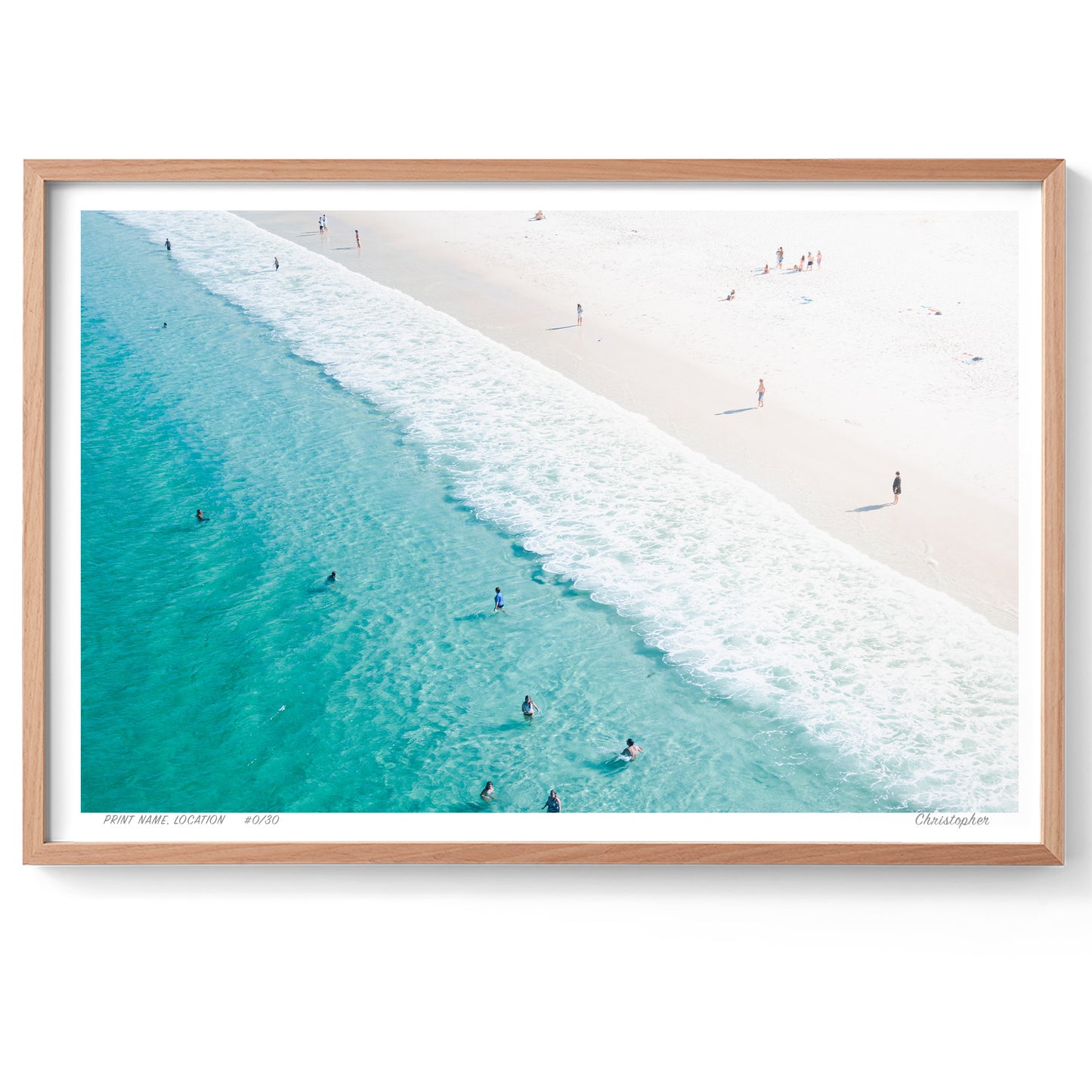 White Sands - Beach Print of Hyams Beach, South Coast, NSW