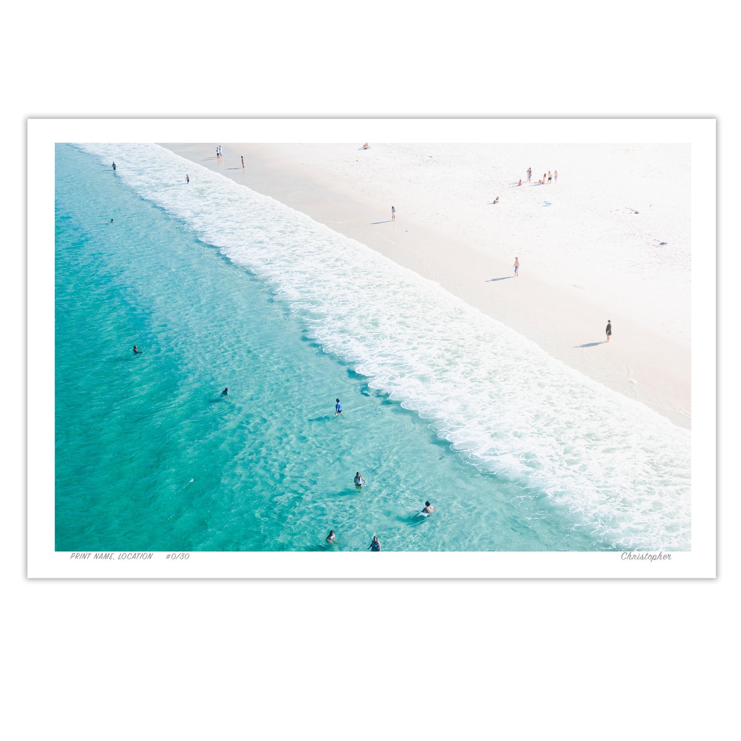 White Sands - Beach Print of Hyams Beach, South Coast, NSW