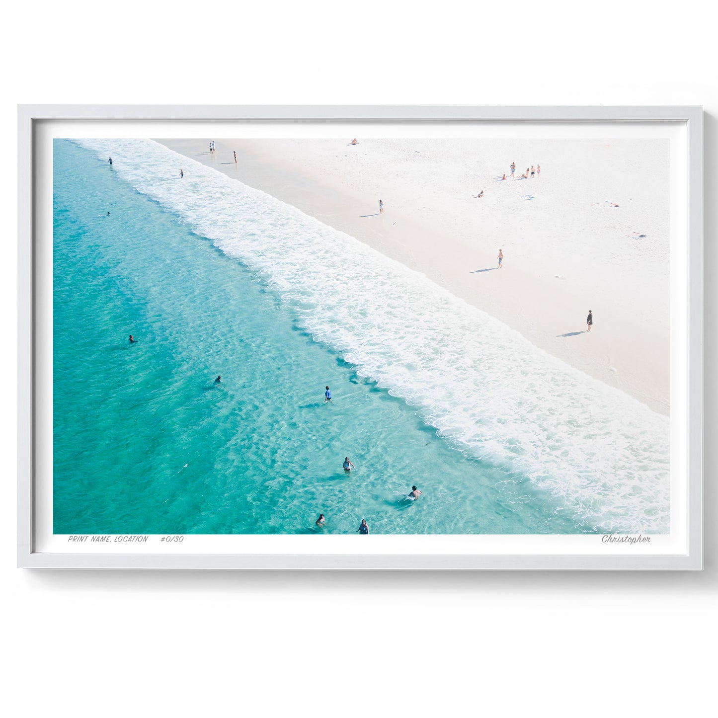 White Sands - Beach Print of Hyams Beach, South Coast, NSW
