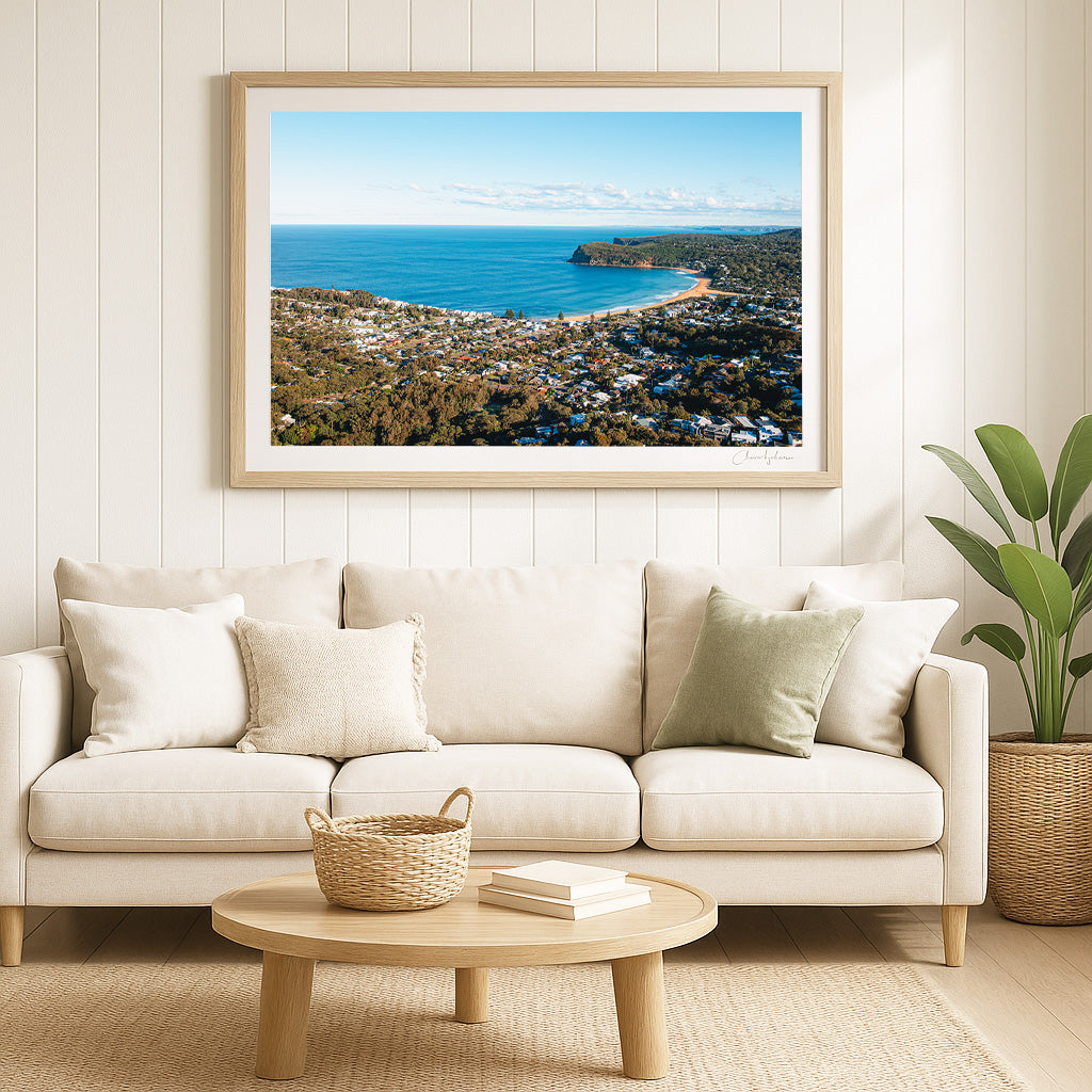 All involved – Aerial Print of Copacabana, NSW