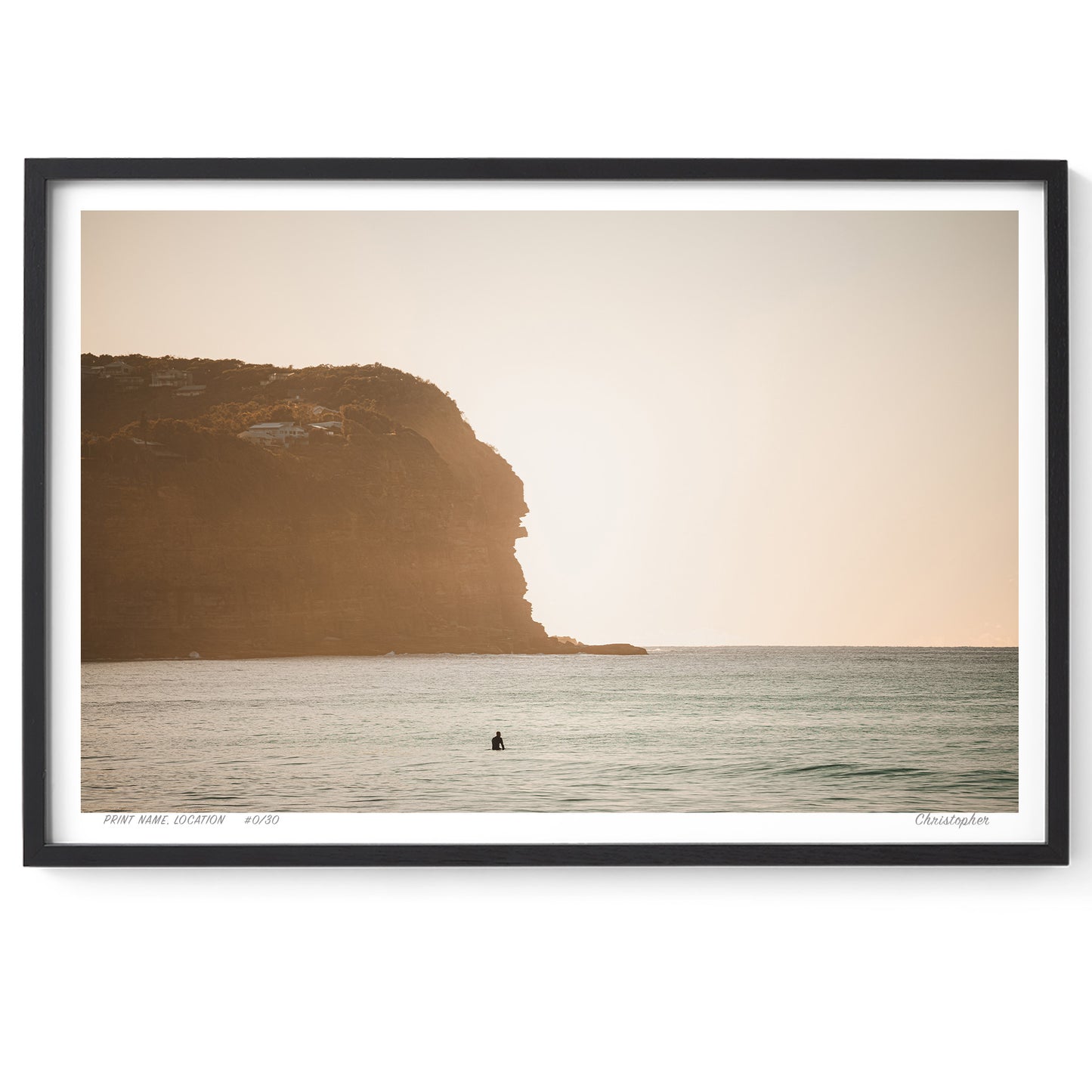 Sunrise Surfer – Coastal Print of Macmasters Beach, NSW