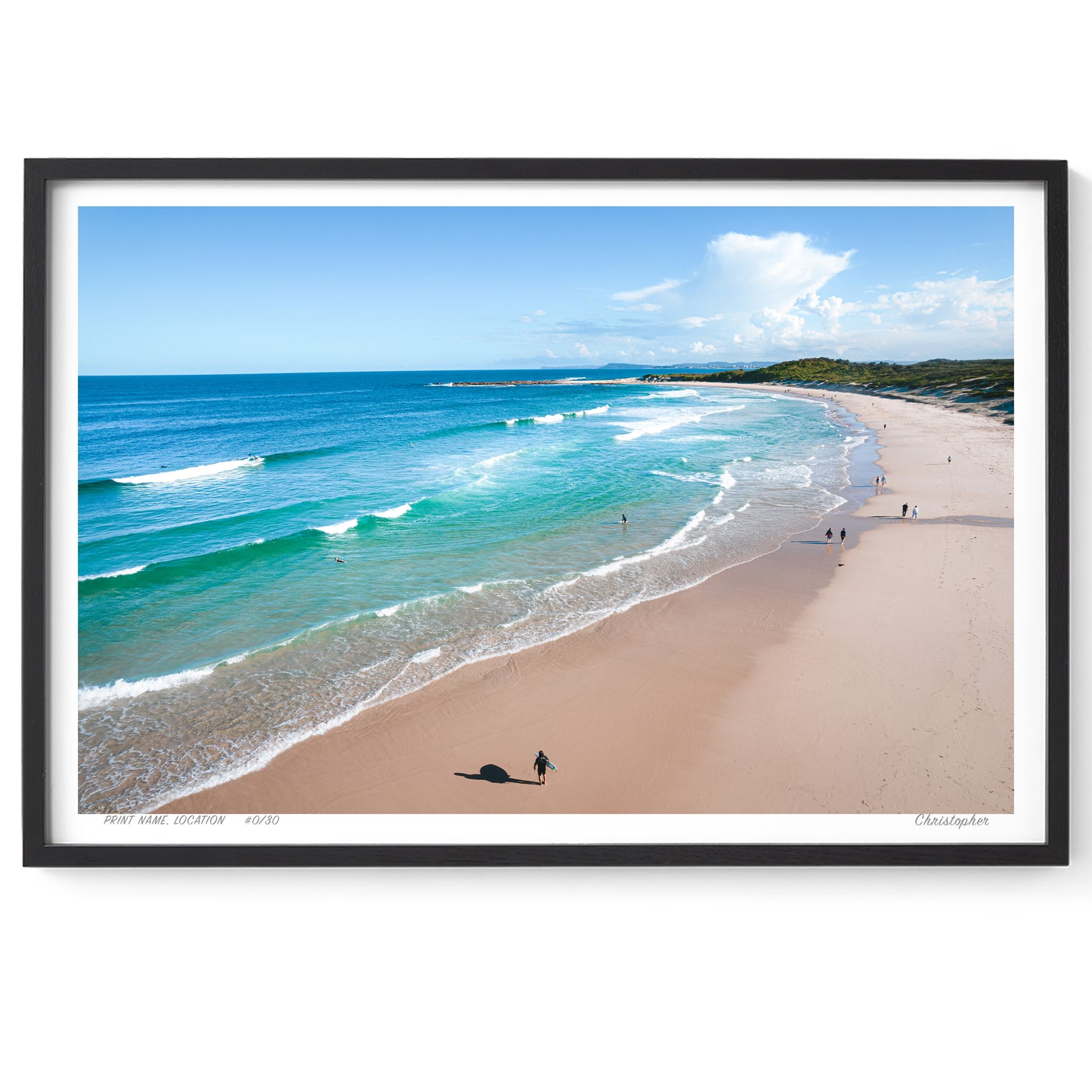 Sunday Stroll – Coastal Print of Norah Head, NSW