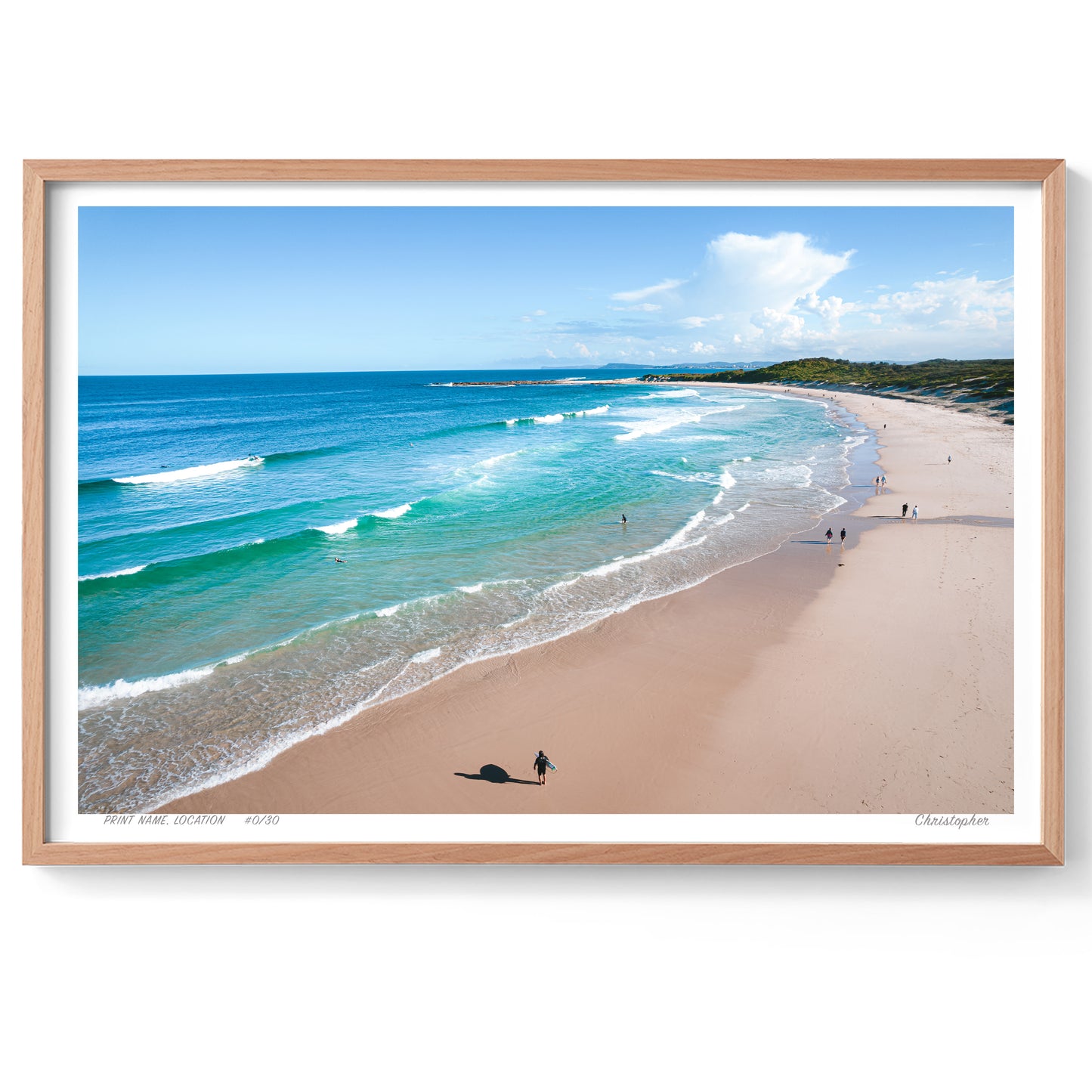 Sunday Stroll – Coastal Print of Norah Head, NSW