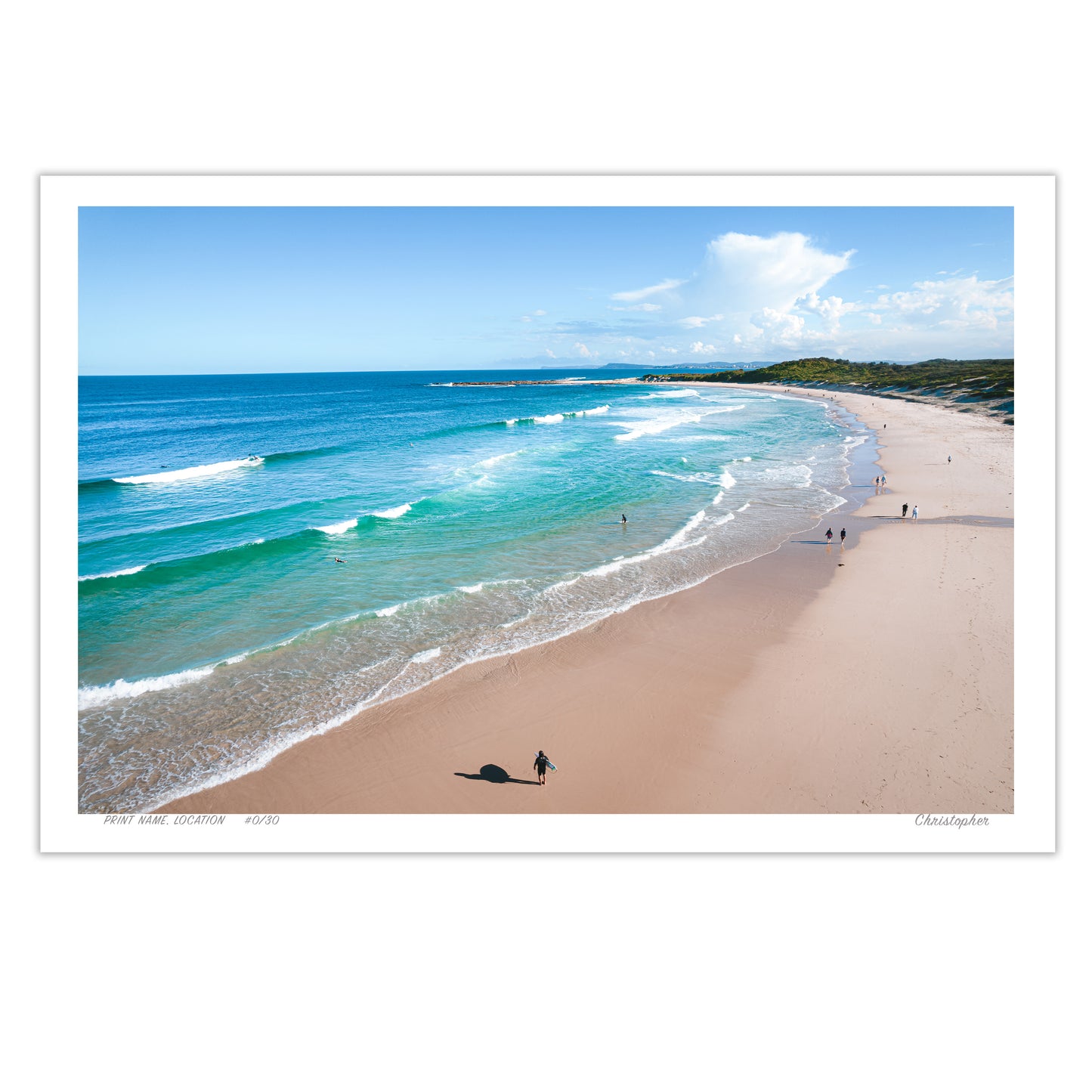 Sunday Stroll – Coastal Print of Norah Head, NSW