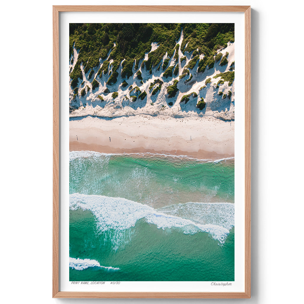 Sea Dunes – Coastal Print of Soldiers Beach, Norah Head, NSW