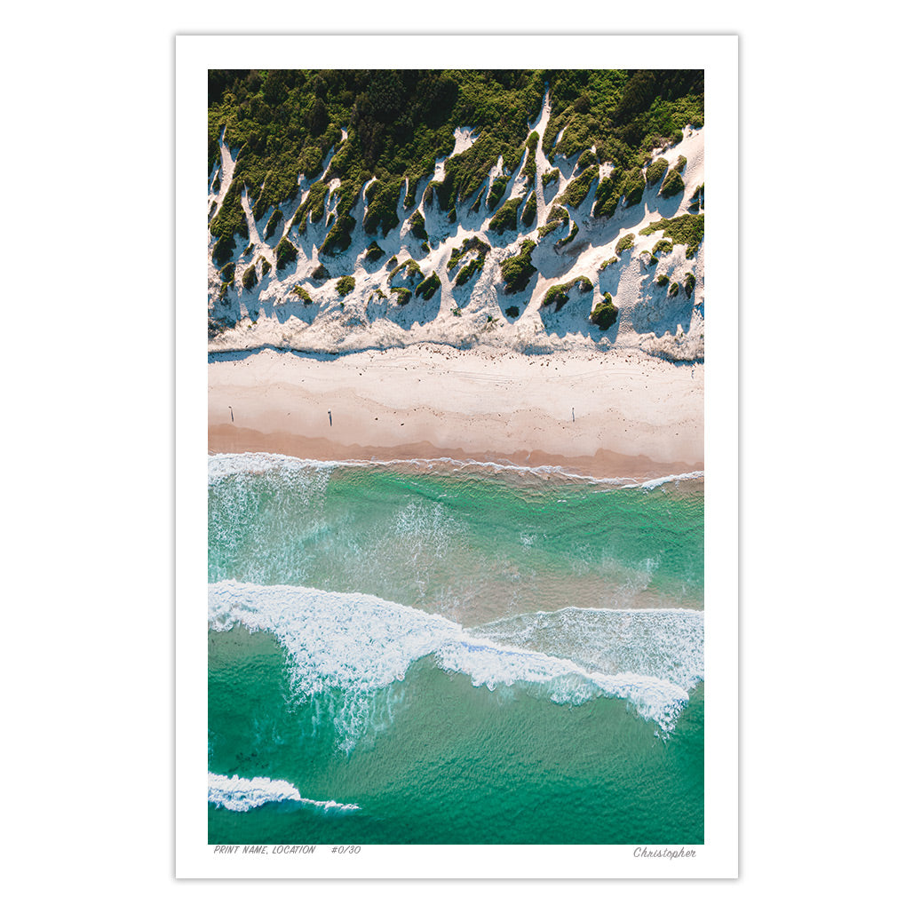 Sea Dunes – Coastal Print of Soldiers Beach, Norah Head, NSW