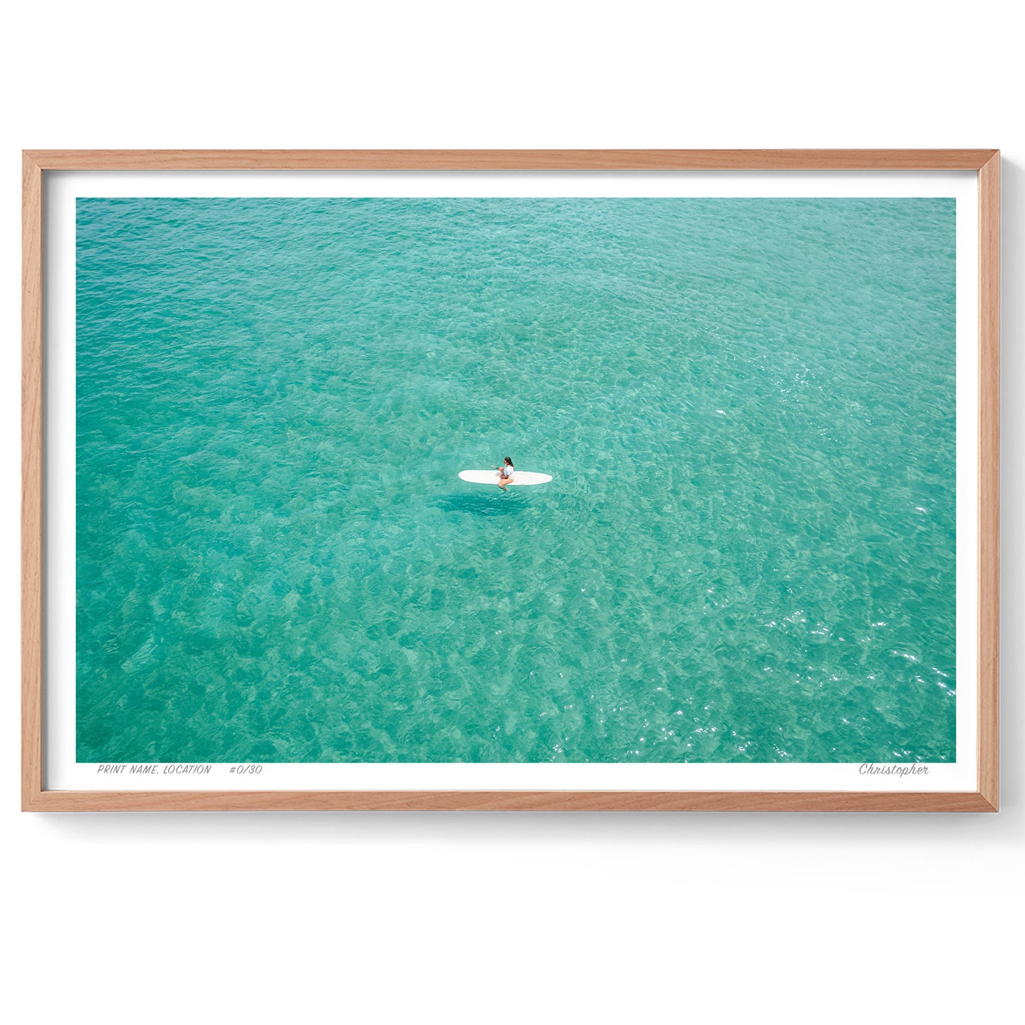 Aqua Drift – Coastal Print of Soldiers Beach, Norah Head, NSW