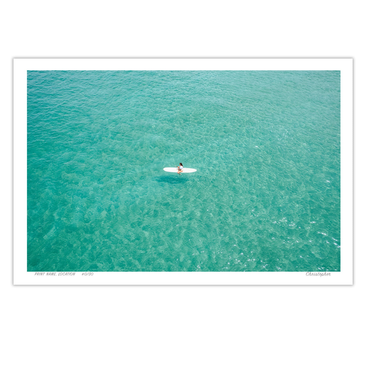 Aqua Drift – Coastal Print of Soldiers Beach, Norah Head, NSW