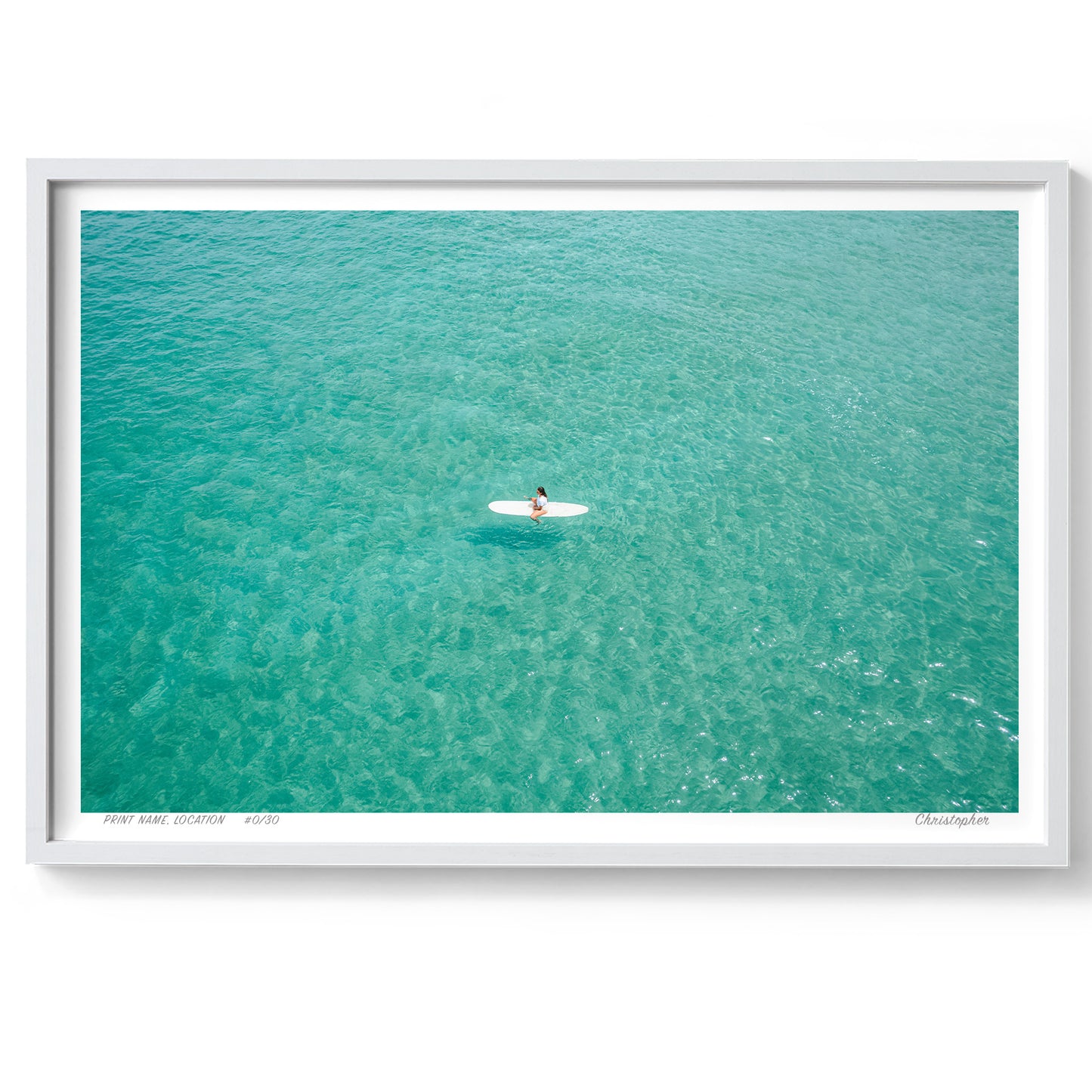Aqua Drift – Coastal Print of Soldiers Beach, Norah Head, NSW