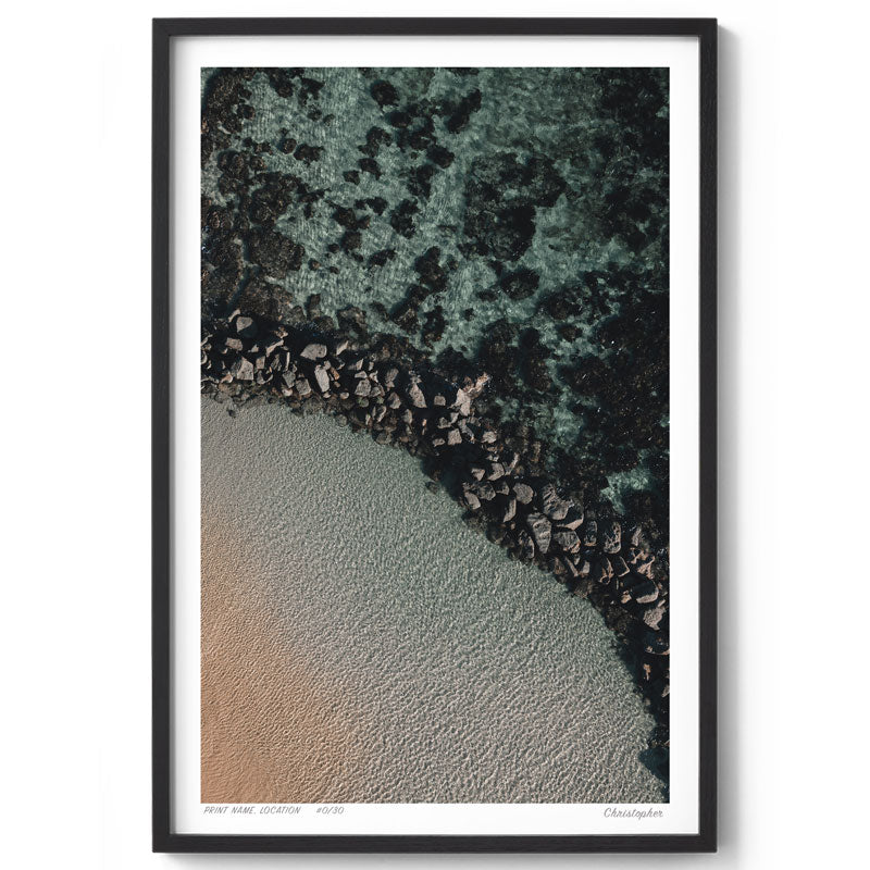 Nature’s Playground – Aerial Print of Soldiers Beach, NSW