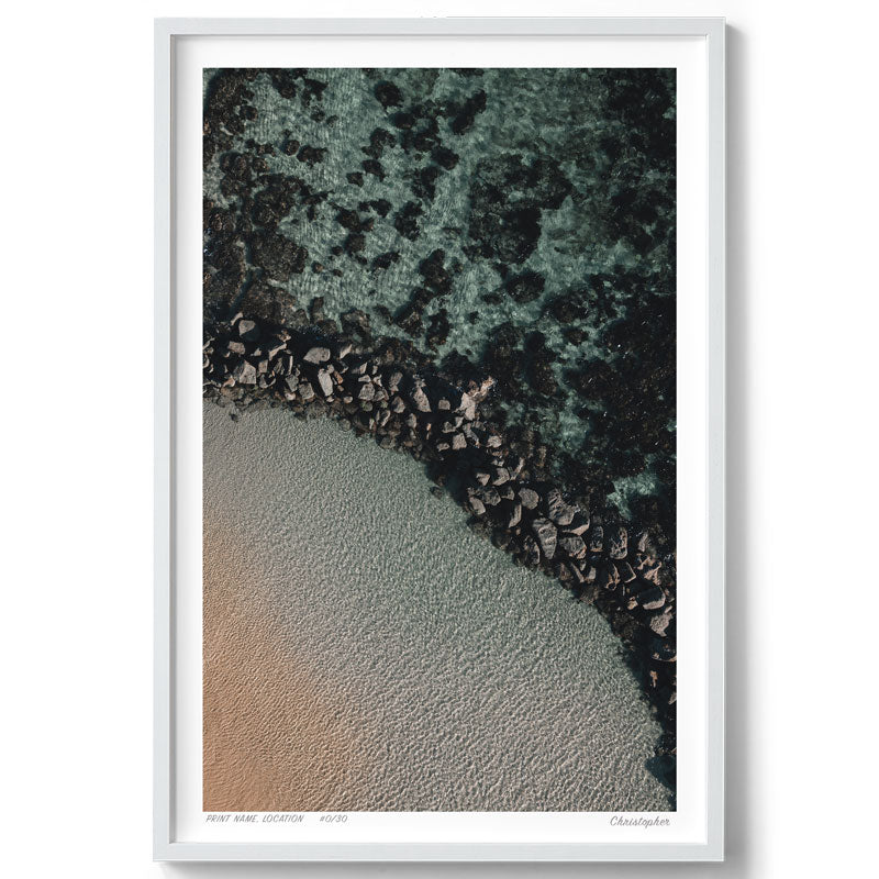 Nature’s Playground – Aerial Print of Soldiers Beach, NSW